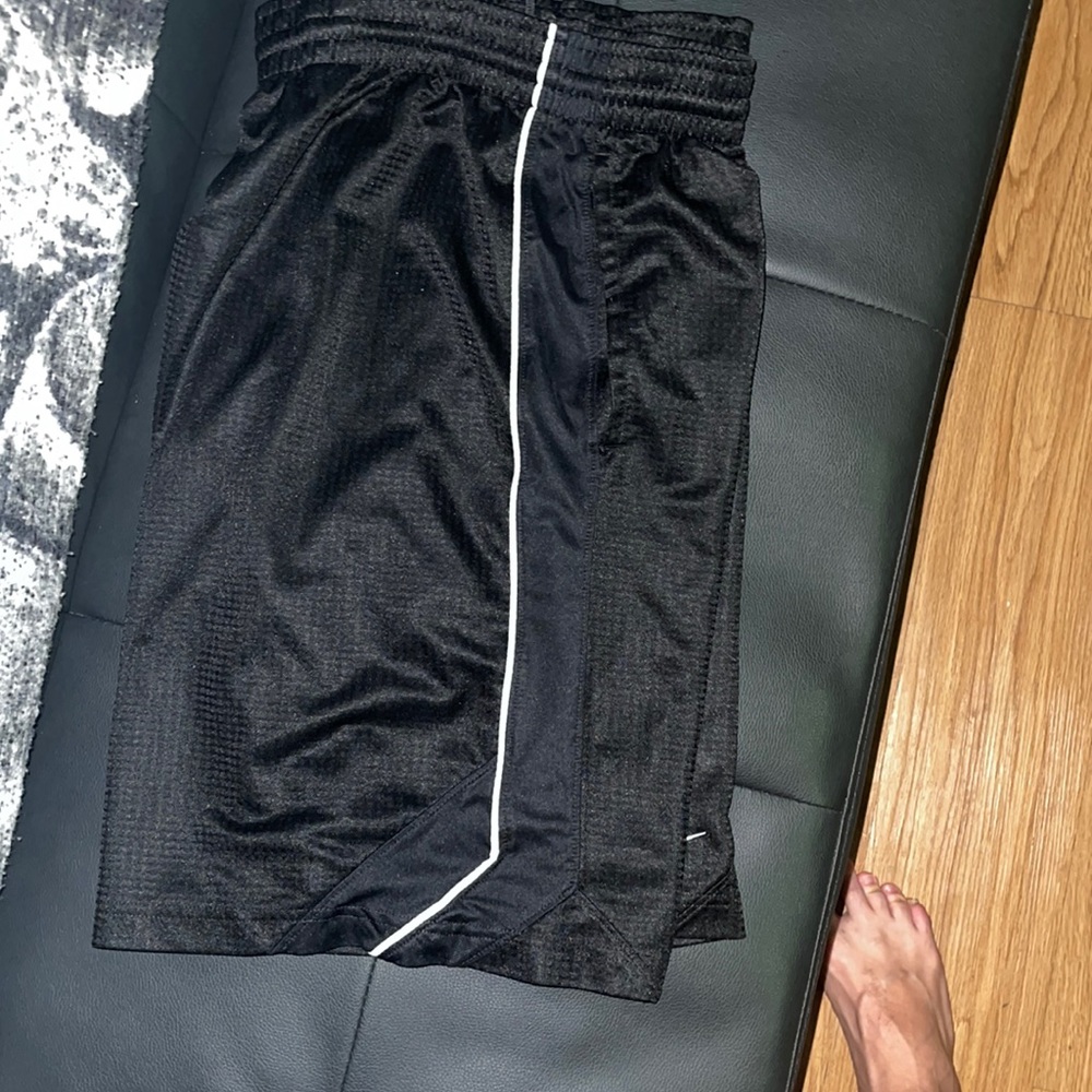 Black Nike 9” basketball shorts